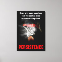 Persistence Basketball Inspirational Motivational