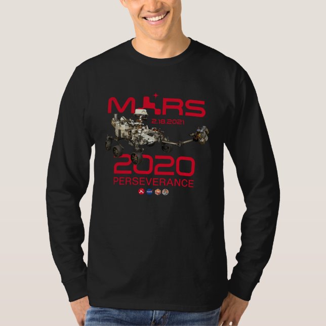 Persistence Rover Mars 2020 Landing Day T-Shirt (Front)