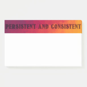 Persistent and Consistent Gradient Post-it Notes