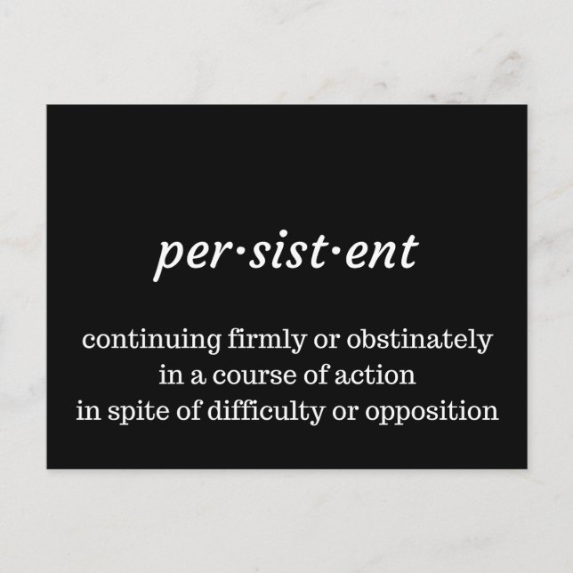 Persistent Postcard (Front)