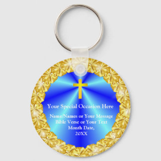 Persolised Christian Favours Keychain
