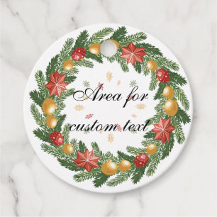 Persolized Christmas Favour Tags