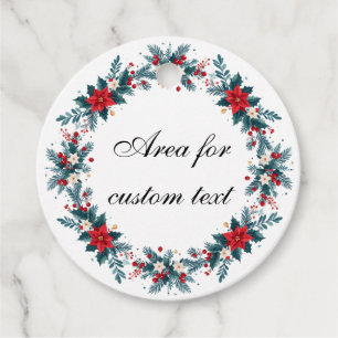 Persolized Christmas Favour Tags