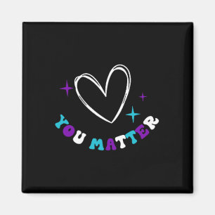 Person Behind Suicide Prevention Depression Awaren Magnet