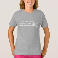 Person First Disability