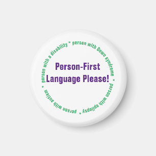 Person First Language Magnet
