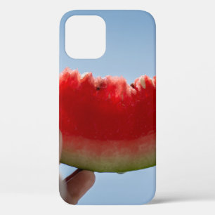 Person holding sliced watermelon iPhone 12 case