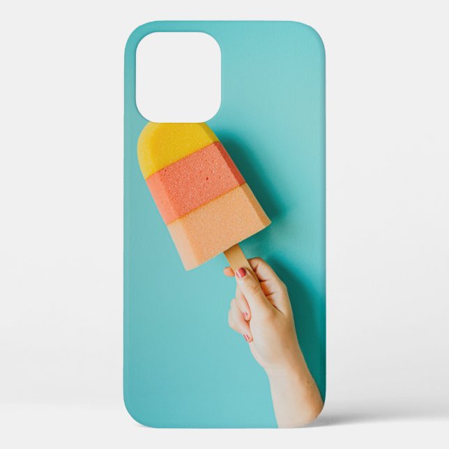 Person holding yellow and pink popsicle Case-Mate iPhone case (Back)