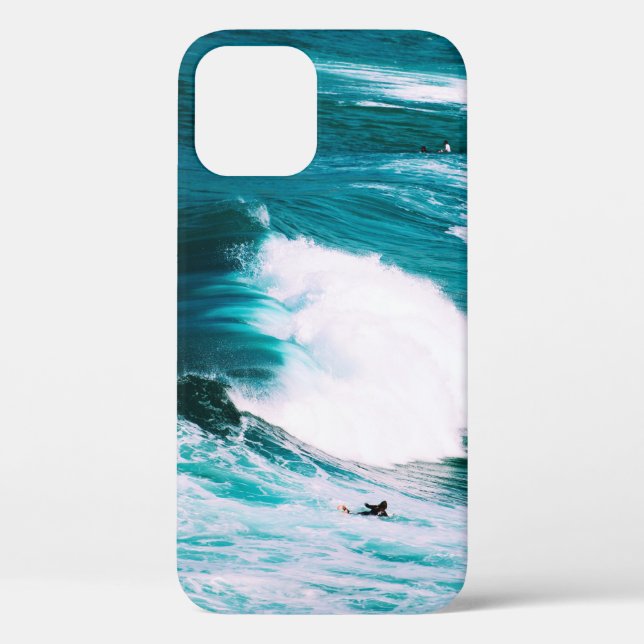Person on surfboard with ocean waves Case-Mate iPhone case (Back)