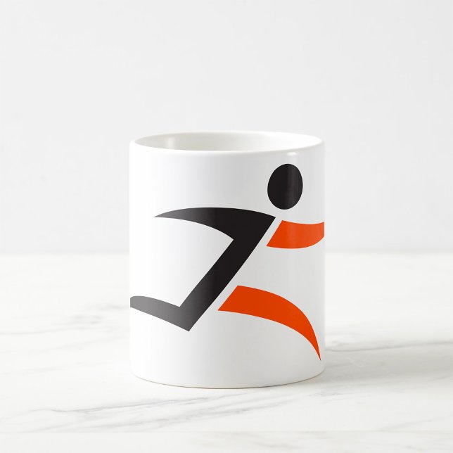 Person Running Design Coffee Mug (Creator Uploaded)
