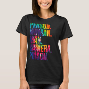 Person Woman Man Camera Prison Tie Dye T-Shirt