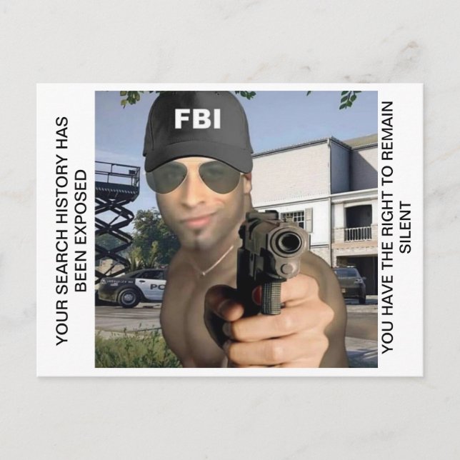 Persona 5 calling card (FBI EDITION) (Front)