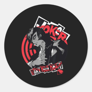 Persona 5 Joker Take Your Heart Atlus Classic Round Sticker