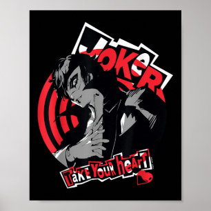 Persona 5 Joker Take Your Heart Atlus  Poster