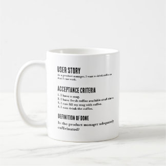 Persona Product Manager User Story Agile Scrum Mug