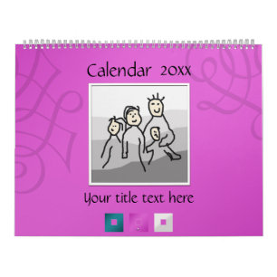 Personal 13 Photos and Text 20XX Calendar