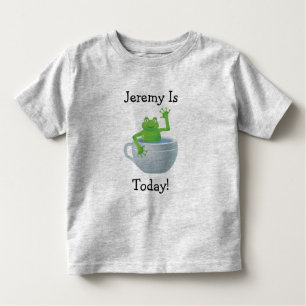 Personal 5th Birthday Frog In Cup Tee