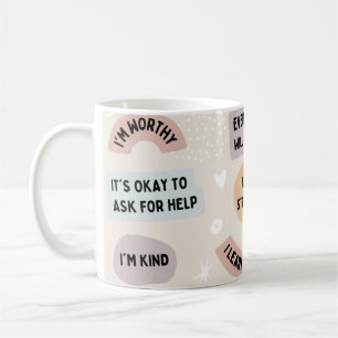 Personal Affirmation Mug: Mum Gift, Coffee Lovers Mug