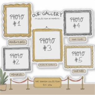 Personal Art Gallery Custom Photo Vinyl Sticker