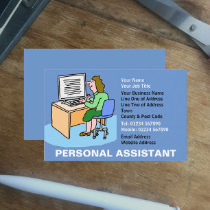 Personal Assistant Business Card