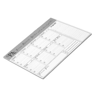 Personal Assistant Planner Notepad