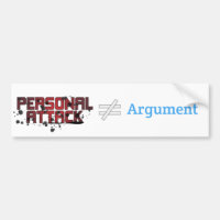 Personal Attack ≠ Argument