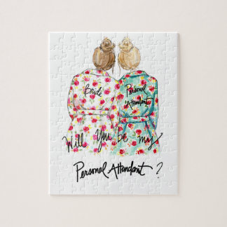 Personal Attndt? Puzzle Dk Bl Bun Bride Bl Bun