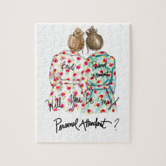 Personal Attndt? Puzzle Dk Bl Bun Bride Br Bun