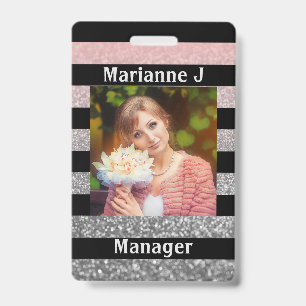 Personal badge, professional ID badge