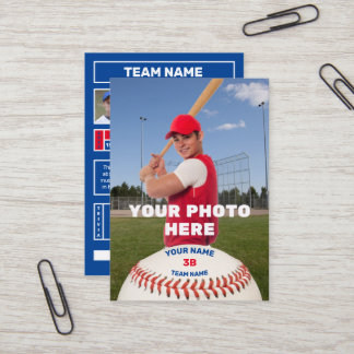 Personal Baseball Card  (Customised Batter Stats)