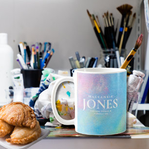 Personal Brand Business Logo Modern Pastel Colours Coffee Mug