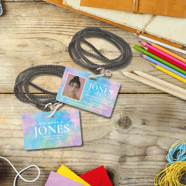 Personal Brand Logo Modern Abstract Employee Badge ID Badge (Creator Uploaded)