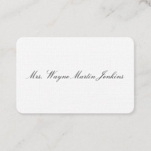 Personal Business Card