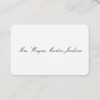 Personal Business Card
