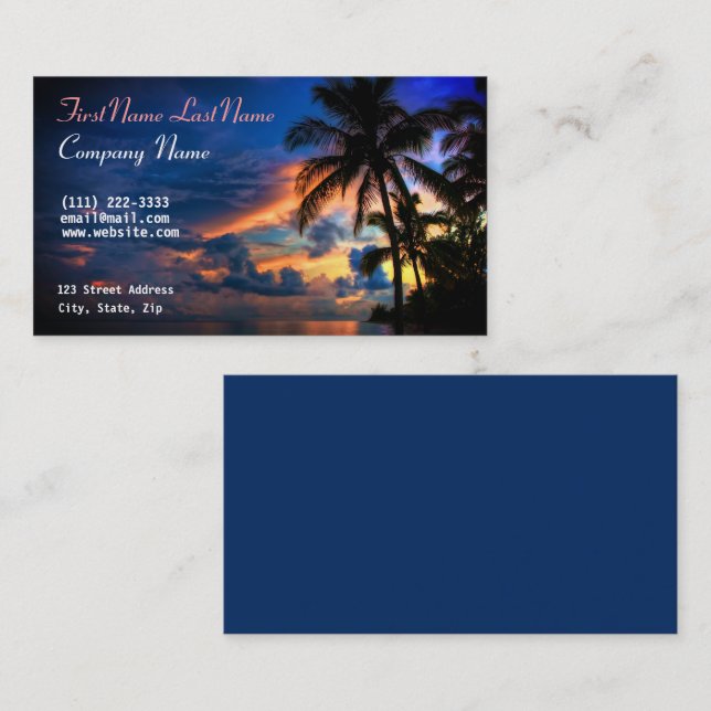 Personal Business Card (Front/Back)
