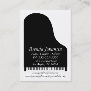 Personal - Business Card Piano