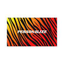 Personal Business Style Flaming Animal Print Cool