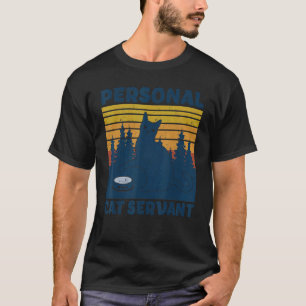 Personal Cat Servant Black Cat Vintage T-Shirt