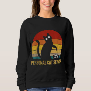 Personal Cat Servant vintage Sweatshirt