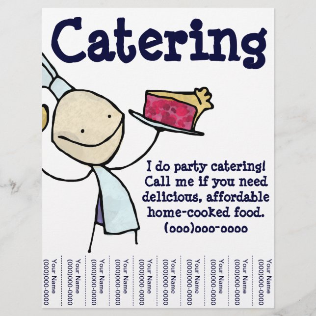 Personal Catering Flyer (Front)