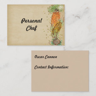 Personal Chef Business Card