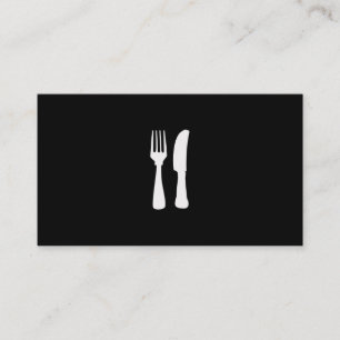 Personal Chef BW Business Card