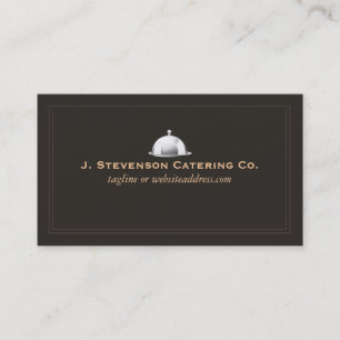 Personal Chef Fine Catering Cater Business Card