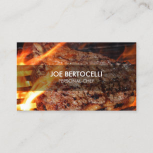 Personal Chef Food Service Business Card