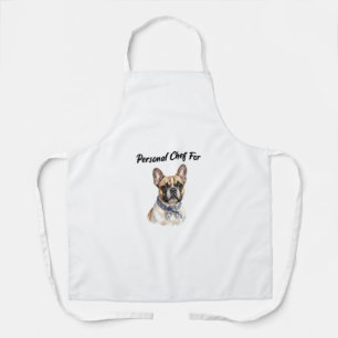 Personal Chef French Bulldog Personalized Apron