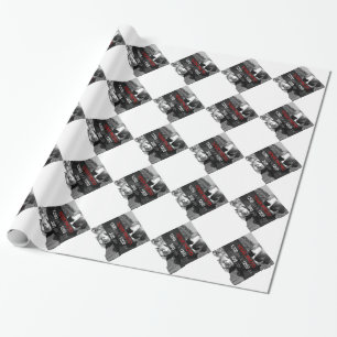 Personal Creation Photo Gift White Wrapping Paper