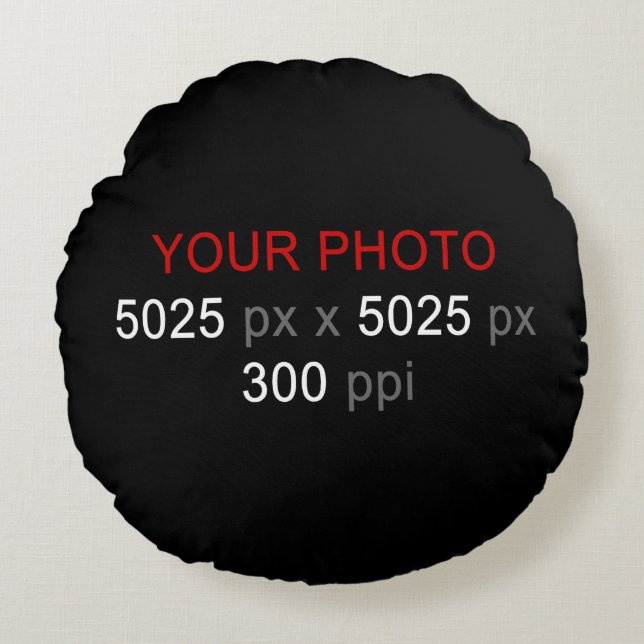 Personal Creation Round Cushion (Front)