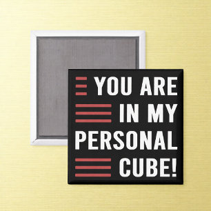 Personal Cube Funny Office Humour Magnet