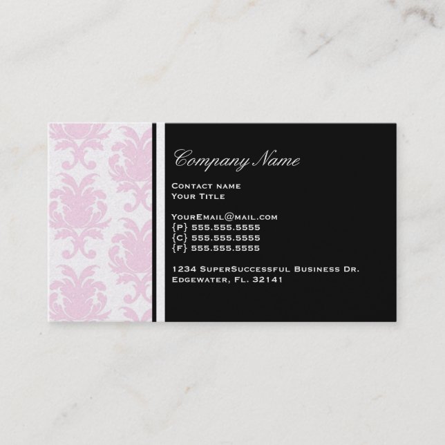 Personal Custom Business Card (Front)