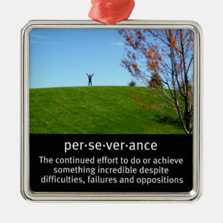 Personal Determination and Perseverance Metal Tree Decoration